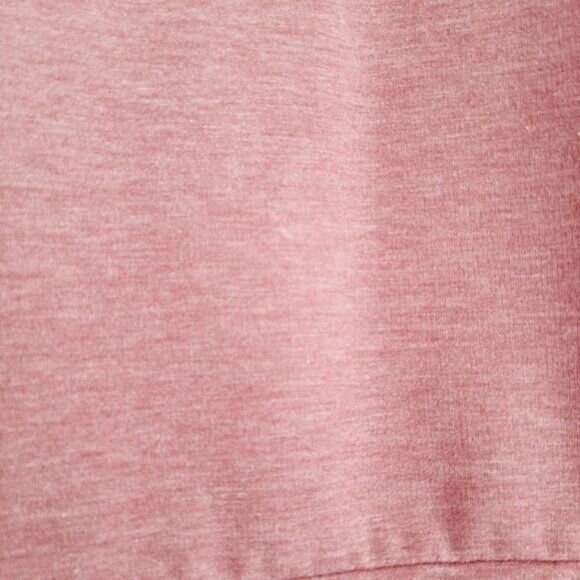 32 Degree HEAT Comfy Raglan Style Sweatshirt Crewneck Top Melange Pink Sz M Flaw - Picture 6 of 11